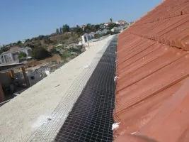 הרחקת יונים ממרזבים